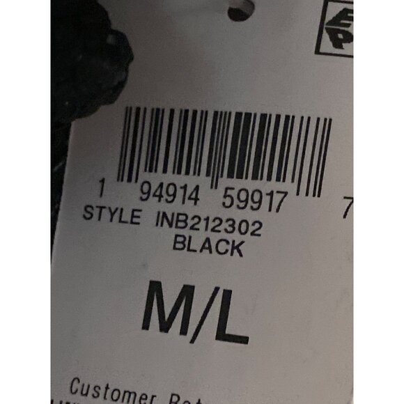 I.n.c. International Concepts Women's Stretch Woven Belt Black NWT - Picture 2 of 2